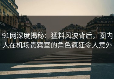 91网深度揭秘：猛料风波背后，圈内人在机场贵宾室的角色疯狂令人意外